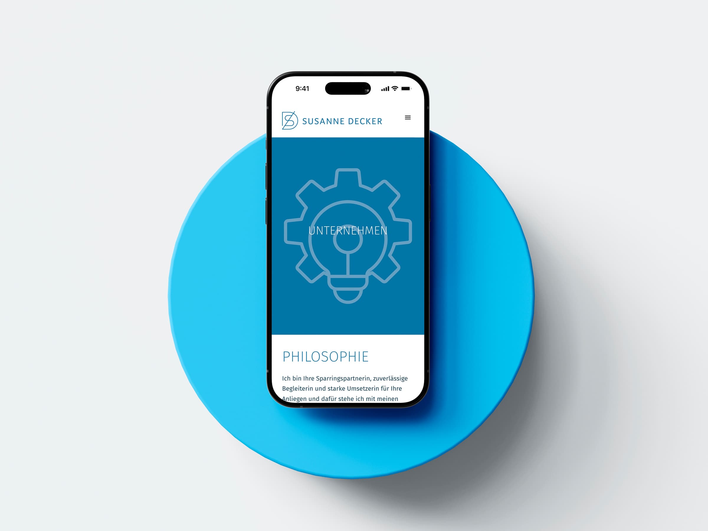 Corporate Design und Webdesign Susanne Decker