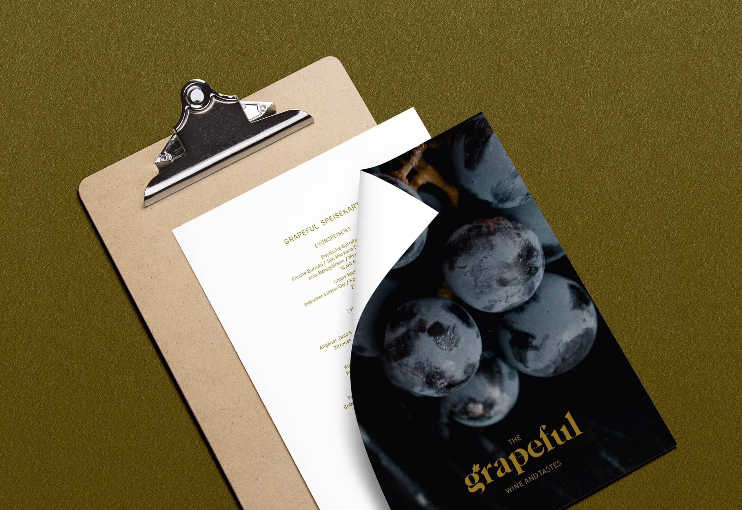 Design und Branding The Grapeful